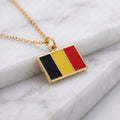Belgium zászló charm · Arany