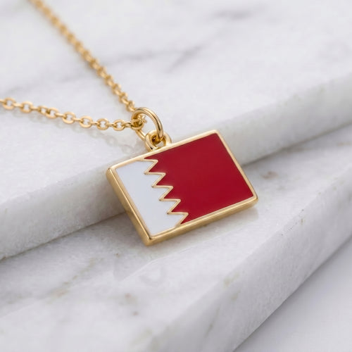 Bahrein zászló charm · Arany