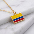 Kolumbia zászló charm · Arany