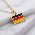 Németország zászló charm · Arany