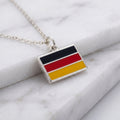 Németország zászló charm · Ezüst