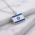 Izrael zászló charm · Ezüst