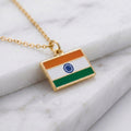 India zászló charm · Arany