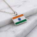 India zászló charm · Ezüst