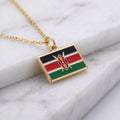 Kenya zászló charm · Arany