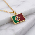 Portugália zászló charm · Arany