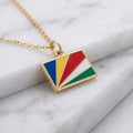 Seychelles zászló charm · Arany